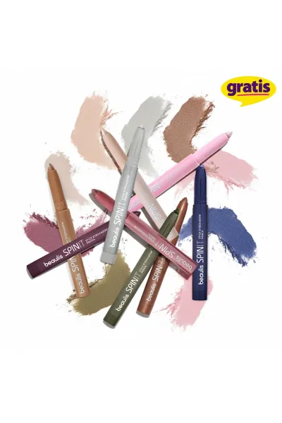  تصویر 3 : سایه چشم استیکی 347 Ruby Red با رنگ قرمز یاقوتی و جلوه جذاب بیولیس Beaulis 
