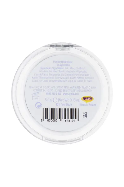  تصویر 3 : هایلایتر 931 Tan Glaze با رنگ قهوه‌ای روشن و درخشش طبیعی بیولیس Beaulis 