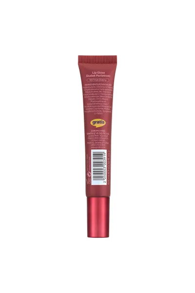  تصویر 3 : لیپ گلاس براق 537 Hot Cherry با رنگ قرمز گیلاسی و درخشش جذاب بیولیس Beaulis 
