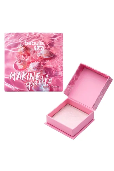 خرید و قیمت هایلایتر پودری 640 Rose Radiance درخشش لطیف رزگلد برای صورت Beaulis  بیولیس اصل