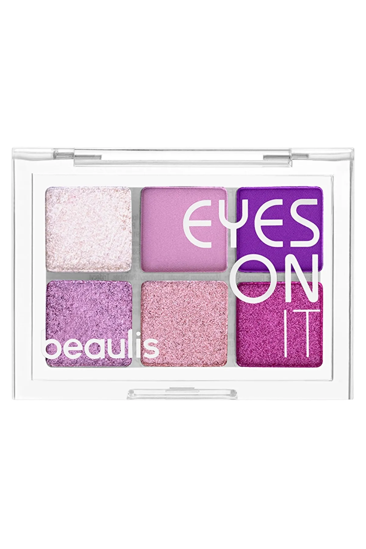 پالت سایه چشم ۶ رنگ Flawless با طیف قهوه‌ای روشن و نود طبیعی Beaulis