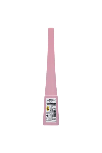  تصویر 2 : خط چشم مایع متالیک 605 Pink Sparkle صورتی درخشان با جلوه براق بیولیس Beaulis 