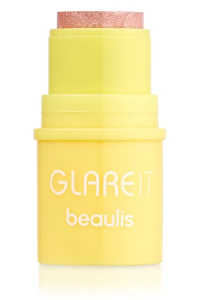 خرید و قیمت هایلایتر استیکی مینی Pink Dust رنگ صورتی غبارآلود برای درخشش طبیعی پوست Beaulis  بیولیس اصل