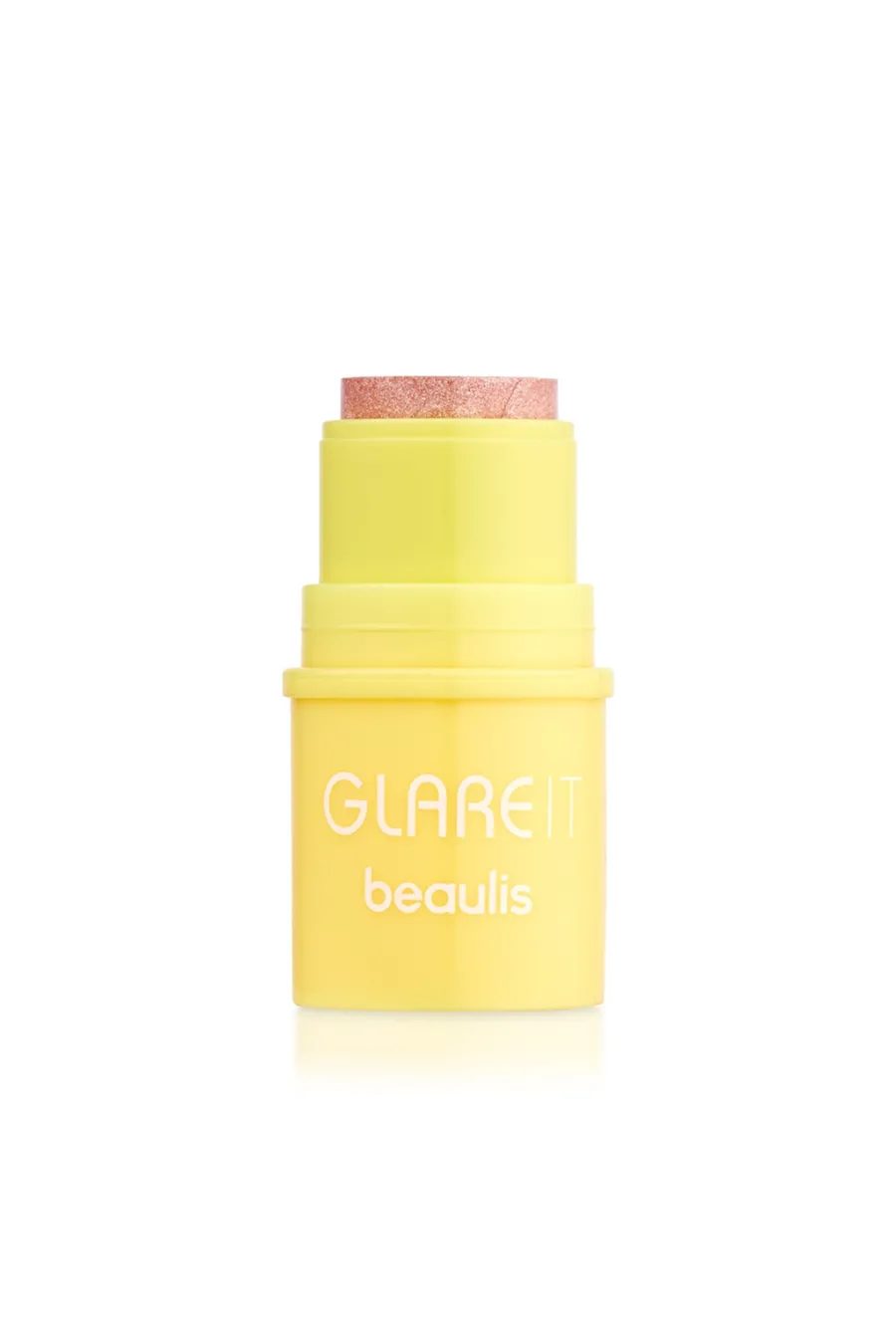 خرید هایلایتر استیکی مینی Pink Dust رنگ صورتی غبارآلود برای درخشش طبیعی پوست بیولیس Beaulis اصل و اورجینال