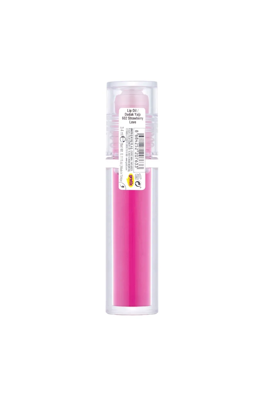 درباره روغن لب رنگی آبرسان 602 Strawberry Love قرمز توت‌فرنگی براق بیولیس - Beau Beaulis