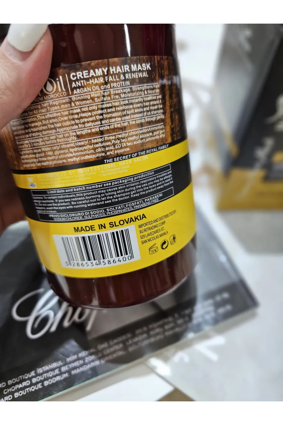 ویژگی‌های ماسک مو بدون سولفات روغن آرگان لایت نس Lightness