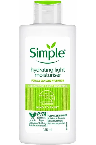 خرید و قیمت کرم مرطوب کننده لایت Simple  سیمپل اصل