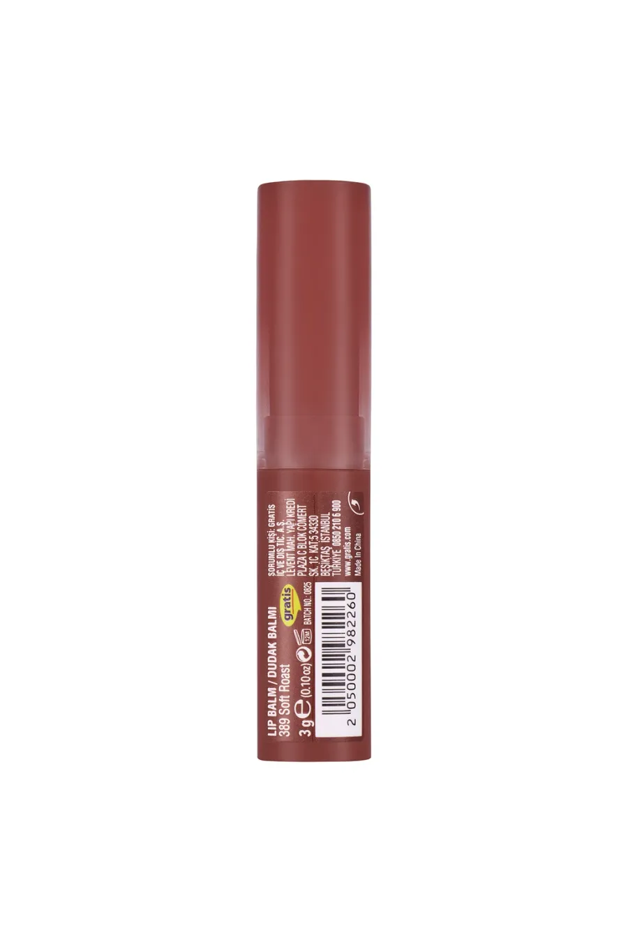 مشخصات Beaulis Melt It Lip Balm 389 Soft Roast بالم لب رنگی 389 Soft Roast با رنگ قهوه‌ای روشن برای لب‌هایی نرم و جذاب بیولیس