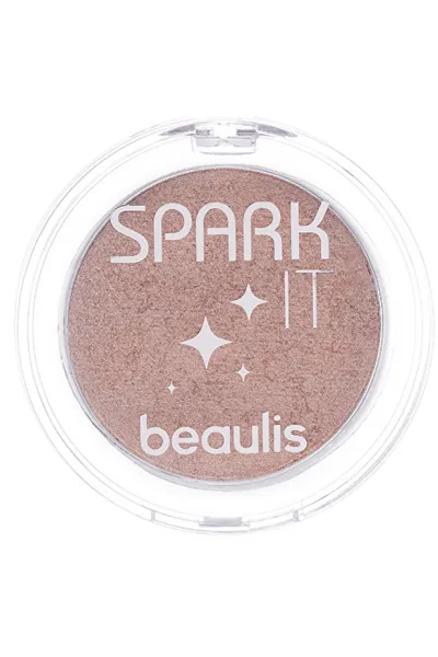 خرید و قیمت هایلایتر اکلیلی صورت 908 Aura Glow رنگ طلایی شامپاینی با جلوه براق Beaulis  بیولیس اصل