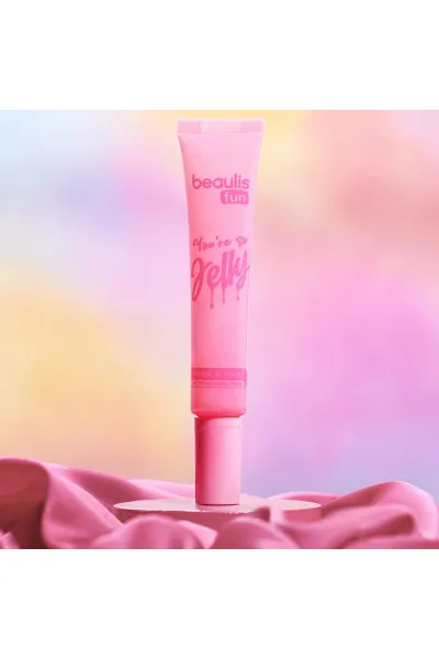  تصویر 3 : پرایمر آرایشی ژله‌ای رنگ 620 Pinkish Sheer صورتی شفاف برای زیرسازی یکدست بیولیس Beaulis 