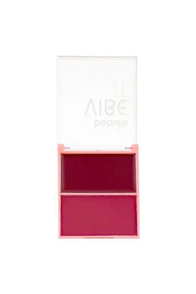  تصویر 1 : رژگونه دوکاره کرمی و پودری 361 Scarlet Blaze رنگ قرمز اسکارلت بیولیس Beaulis 