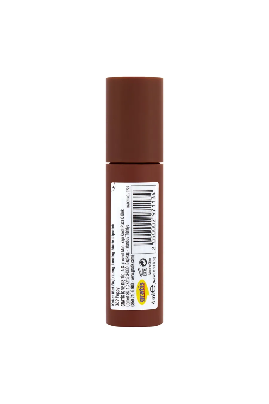 مشخصات Beaulis Stay It Long Lasting Matte Lipstick 369 Peppy رژ لب مایع مات ماندگار 369 Peppy رنگ قهوه ای روشن با پوشش یکدست بیولیس مشخصات Beaulis Stay It Long Lasting Matte Lipstick 369 Peppy رژ لب مایع مات ماندگار 369 Peppy رنگ قهوه ای روشن با پوشش یکدست بیولیس