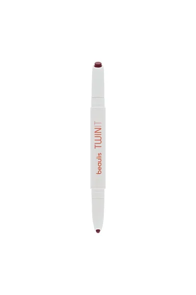  تصویر 1 : رژ لب و خط لب دوطرفه Burgundy رنگ شرابی برای آرایش لب دقیق و جذاب بیولیس Beaulis 