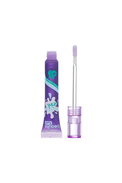  تصویر 1 : برق لب شاین‌دار 612 Blueberry Bliss رنگ بنفش بلوبری با جلوه درخشان بیولیس Beaulis 