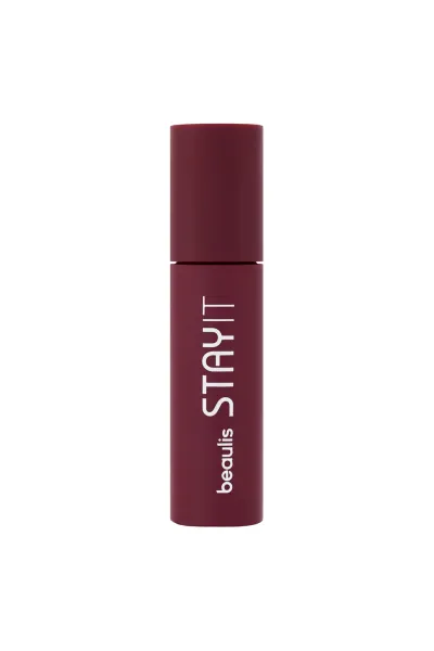  تصویر 1 : رژ لب مات بادوام رنگ 378 Currant قرمز توتی با ماندگاری بالا بیولیس Beaulis 