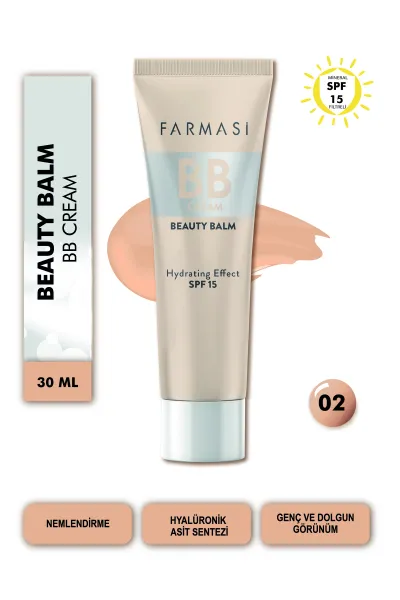 خرید و قیمت بی‌بی کرم رنگ مدیوم تو لایت شماره Farmasi 02 فارماسی اصل