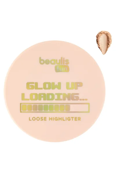 خرید و قیمت هایلایتر پودری درخشان Golden Hour رنگ طلایی گرم برای جلوه‌ای طبیعی Beaulis  بیولیس اصل
