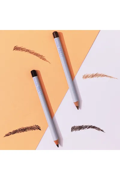  تصویر 3 : مداد ابرو 180 Light Brown قهوه‌ای روشن برای طراحی دقیق و طبیعی ابرو بیولیس Beaulis 