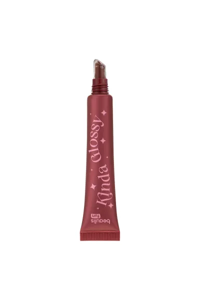  تصویر 1 : لیپ گلاس براق‌کننده لب رنگ Mocha Glaze قهوه‌ای روشن و درخشان بیولیس Beaulis 