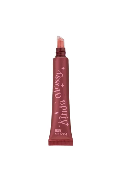  تصویر 1 : لیپ گلاس ۵۴۶ Angel Glaze رنگ صورتی نود با جلوه براق و درخشان بیولیس Beaulis 