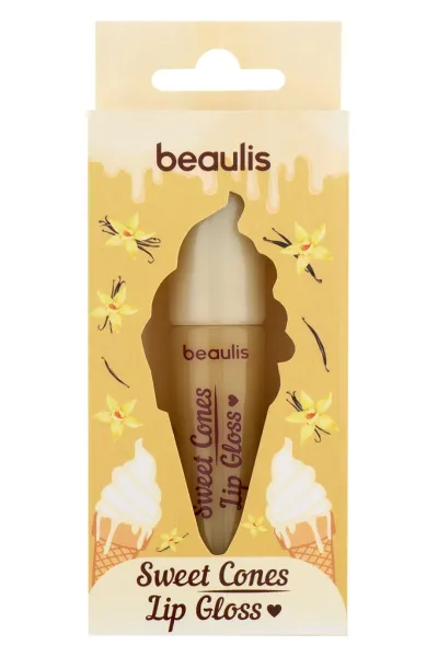خرید و قیمت لیپ گلاس 108 Vanilla Cream با جلوه براق و رنگ قهوه‌ای روشن برای لب Beaulis  بیولیس اصل