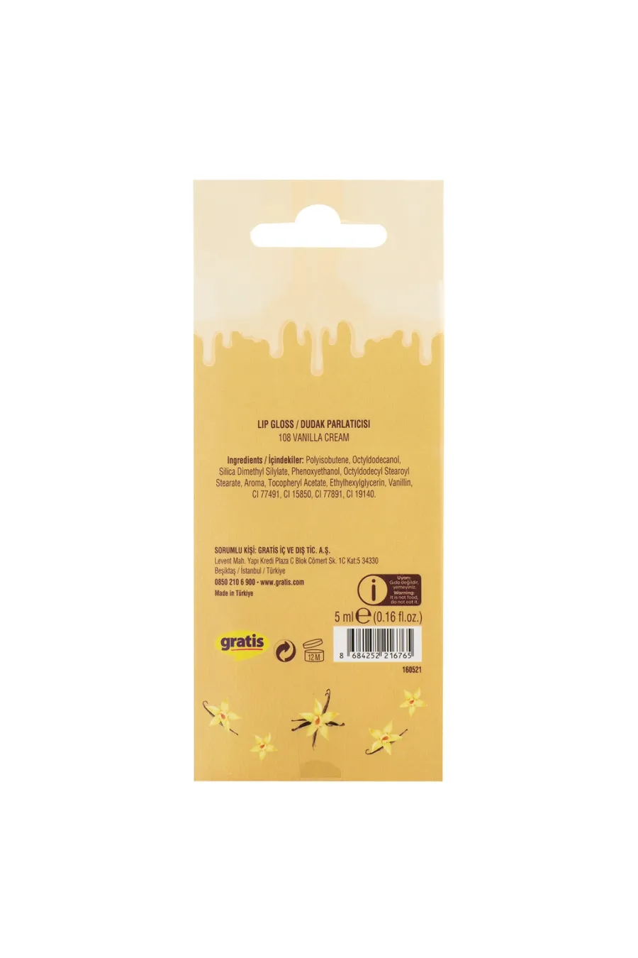 درباره لیپ گلاس 108 Vanilla Cream با جلوه براق و رنگ قهوهای روشن برای لب بیولیس Beaulis درباره لیپ گلاس 108 Vanilla Cream با جلوه براق و رنگ قهوهای روشن برای لب بیولیس Beaulis