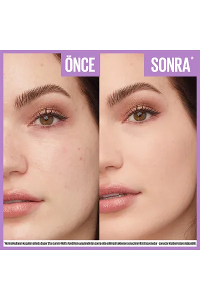  تصویر 3 : کرم پودر لدمی مات با پوشش ماندگار 108 Light Beige قهوه‌ای روشن میبلین نیویورک Maybelline New York 
