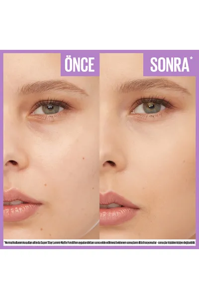  تصویر 3 : کرم پودر لومی مات 118 Light Beige بژ روشن با پوشش طبیعی و ماندگار میبلین نیویورک Maybelline New York 