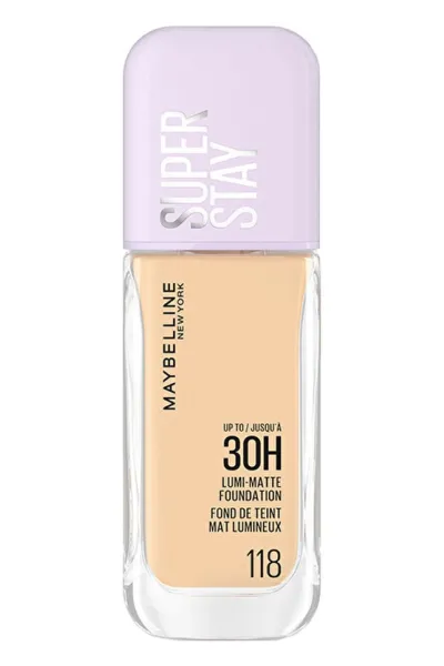 خرید و قیمت کرم پودر لومی مات 118 Light Beige بژ روشن با پوشش طبیعی و ماندگار Maybelline New York  میبلین نیویورک اصل