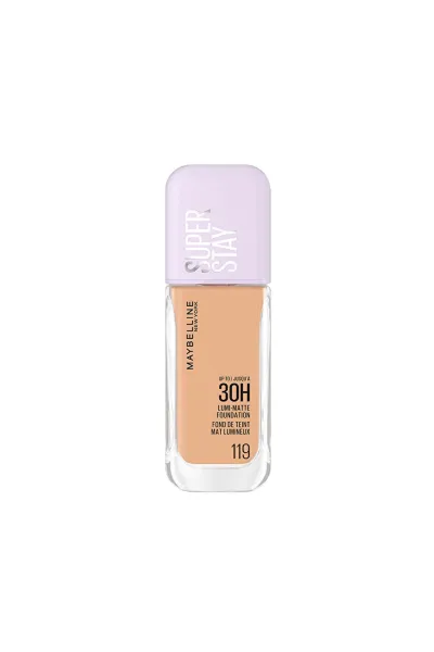  تصویر 1 : کرم پودر لومی مات رنگ 119 بژ روشن با پوشش مات و ماندگار میبلین نیویورک Maybelline New York 