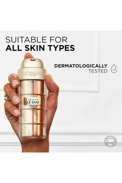  تصویر 7 : سرم ضد پیری دوکاره سفت کننده و روشن کننده پوست با کلاژن لورال پاریس L'Oreal Paris 