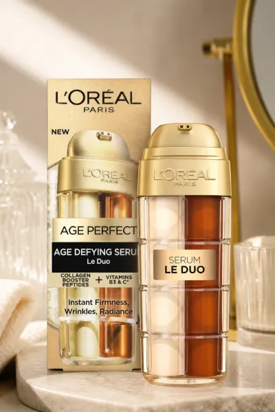  تصویر 8 : سرم ضد پیری دوکاره سفت کننده و روشن کننده پوست با کلاژن لورال پاریس L'Oreal Paris 