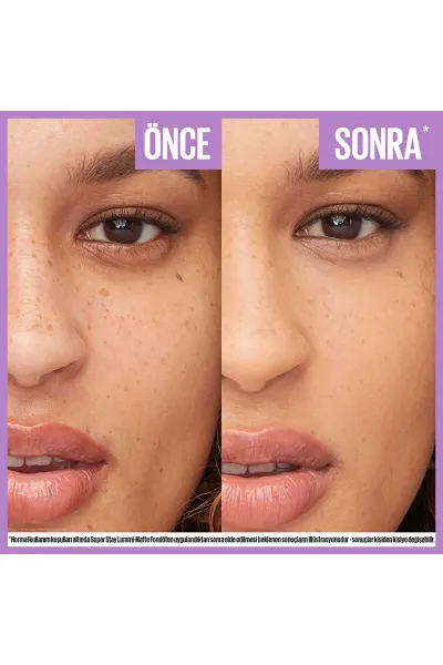  تصویر 3 : کرم پودر لومی مات با ماندگاری بالا 140 Natural Beige رنگ بژ طبیعی میبلین نیویورک Maybelline New York 