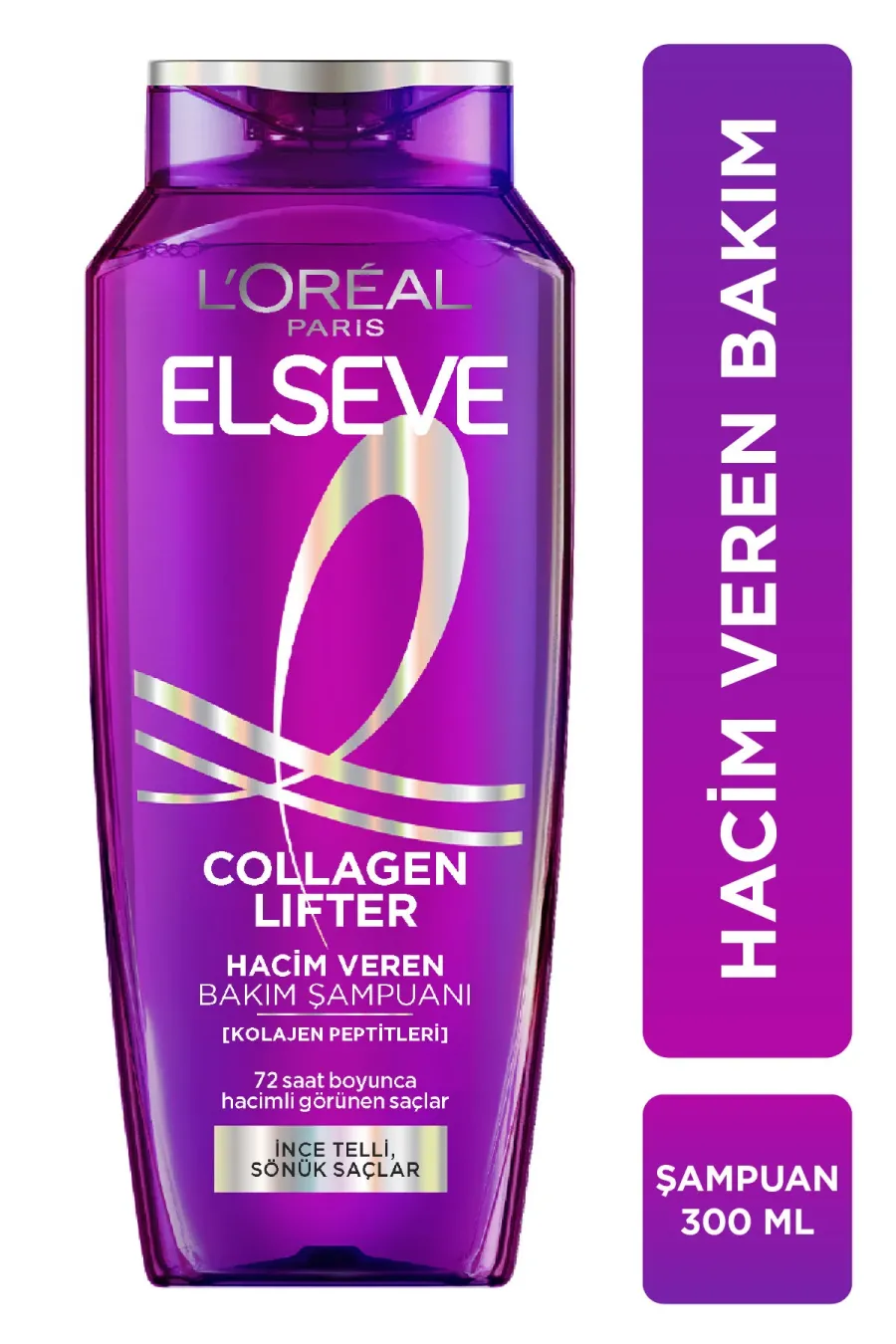 خرید شامپو حجم دهنده مو با پپتیدهای کلاژن برای افزایش حالت پذیری لورال پاریس L'Oreal Paris اصل