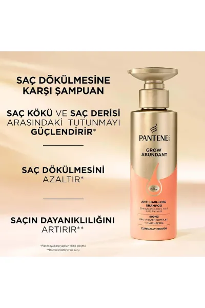  تصویر 4 : شامپو ضد ریزش مو تقویت کننده و کمک به کاهش ریزش مو پنتن Pantene 