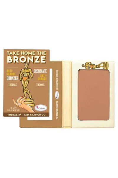 خرید و قیمت رژگونه پودری Take Home The Bronze Thomas رنگ قهوه ای روشن با جلوه طبیعی The balm  دبالم اصل