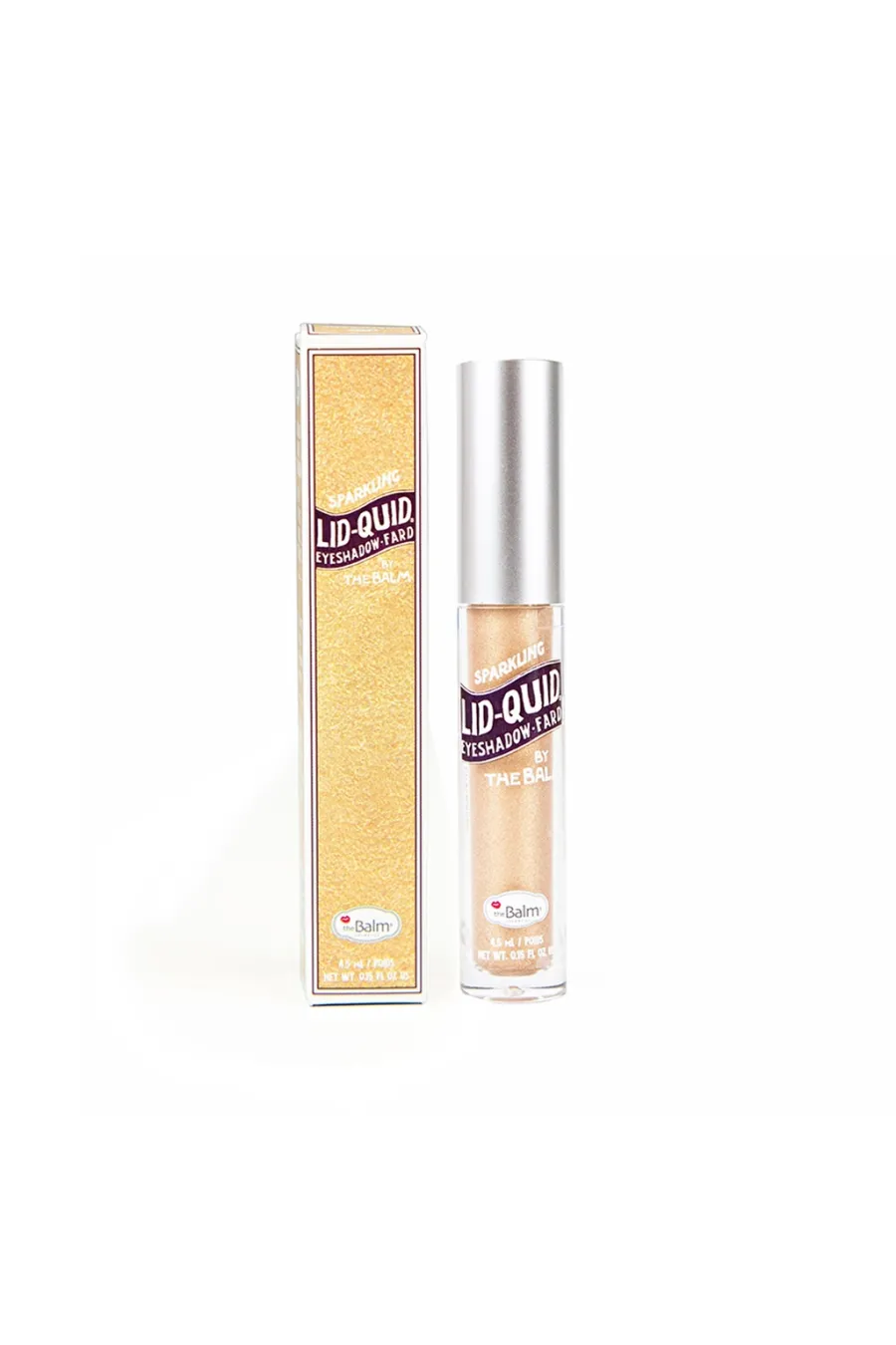 خرید سایه چشم مایع Champagne رنگ شامپاینی قهوهای روشن با جلوه درخشان دبالم The The balm خرید سایه چشم مایع Champagne رنگ شامپاینی قهوهای روشن با جلوه درخشان دبالم The The balm