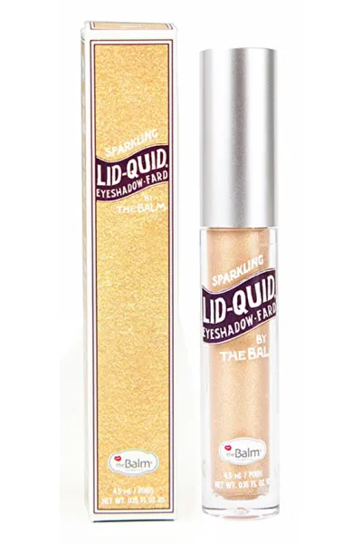 خرید و قیمت سایه چشم مایع Champagne رنگ شامپاینی قهوه‌ای روشن با جلوه درخشان The balm  دبالم اصل