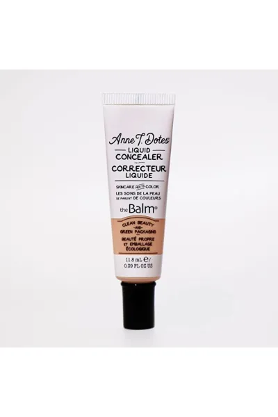  تصویر 2 : کانسیلر مایع شماره 20 با پوشش لک و تیرگی در رنگ قهوه‌ای روشن دبالم The balm 