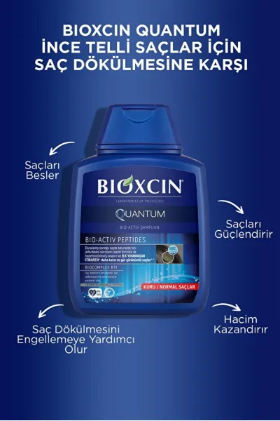  تصویر 3 : BIOXCIN بیوکسین  پک شامپو کوانتوم ضد ریزش بیوکسین موهای نرمال و خشک  