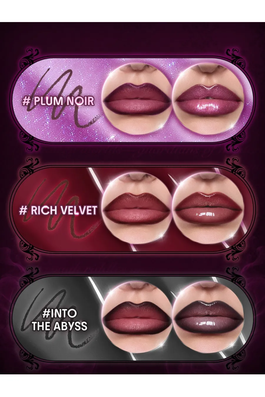 مشخصات کیت خط لب و برق لب Dark Romantasy Rich Velvet با رنگ قهوهای مخملی شیگلم Sheglam مشخصات کیت خط لب و برق لب Dark Romantasy Rich Velvet با رنگ قهوهای مخملی شیگلم Sheglam