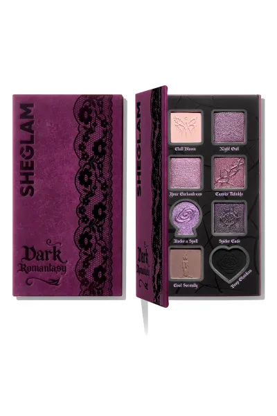 خرید و قیمت پالت سایه چشم Dark Romantasy Multicolor با رنگ‌های متنوع برای آرایش چشم Sheglam  شیگلم اصل