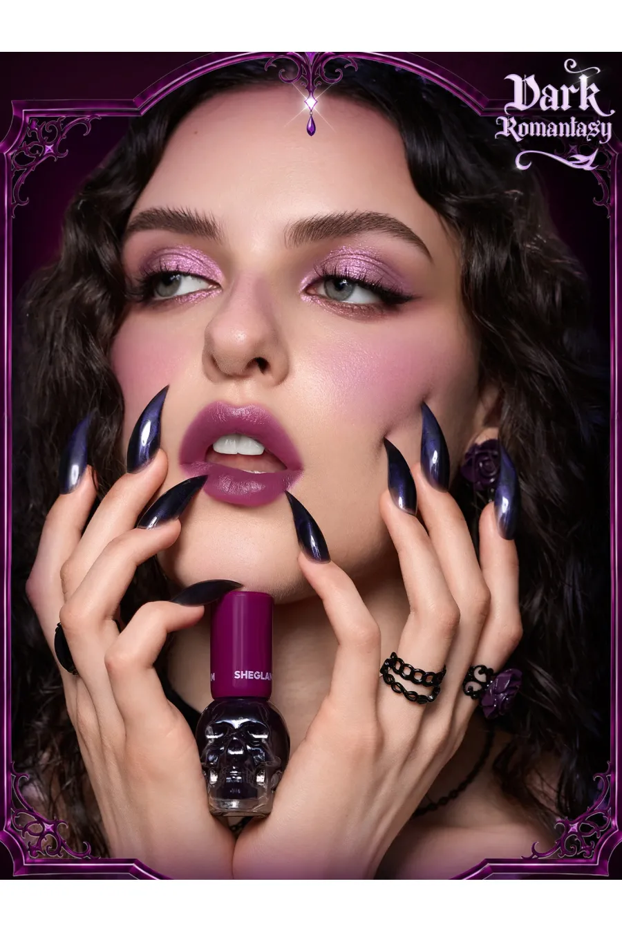 تینت لب و گونه Dark Romantasy Plum Hex با رنگ آلویی تیره شیگلم Sheglam مناسب برای آرایشهای تیره و رمانتیک تینت لب و گونه Dark Romantasy Plum Hex با رنگ آلویی تیره شیگلم Sheglam مناسب برای آرایشهای تیره و رمانتیک