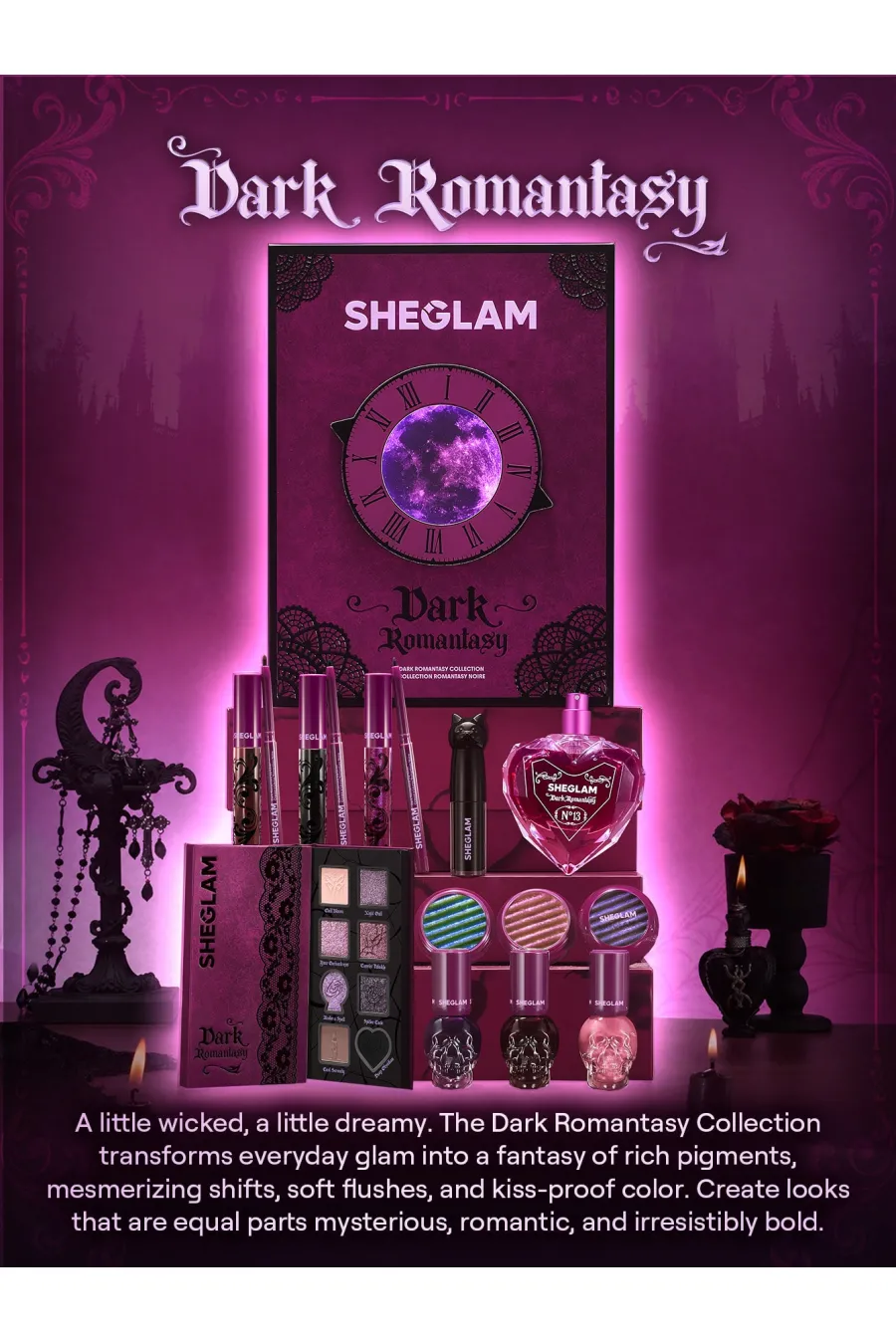درباره تینت لب و گونه Dark Romantasy Rich Crimson با رنگ قرمز زرشکی شیگلم Sheglam