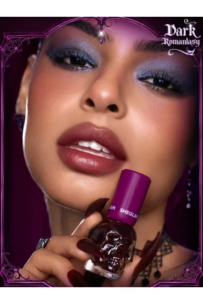  تصویر 2 : تینت لب و گونه Dark Romantasy Rich Crimson با رنگ قرمز زرشکی شیگلم Sheglam 