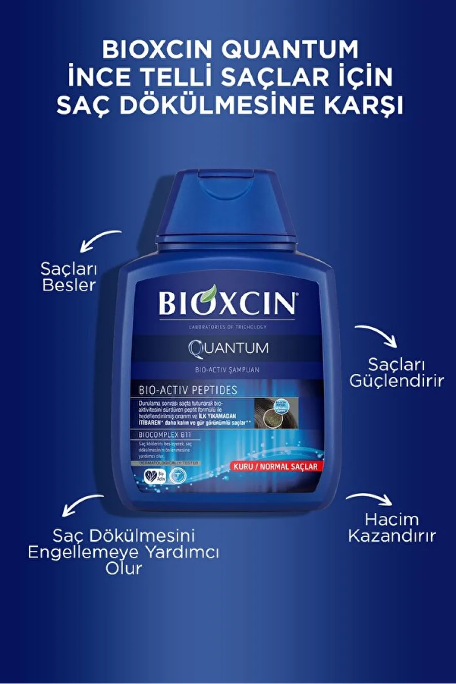 ویژگیهای شامپو کوانتوم ضد ریزش موهای خشک و نرمال بیوکسین BIOXCIN برای تقویت و افزایش حجم مو ویژگیهای شامپو کوانتوم ضد ریزش موهای خشک و نرمال بیوکسین BIOXCIN برای تقویت و افزایش حجم مو