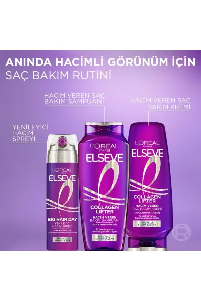  تصویر 7 : اسپری لیفت‌کننده مو با کلاژن برای حجم‌دهی و حالت‌ لورال پاریس L'Oreal Paris 
