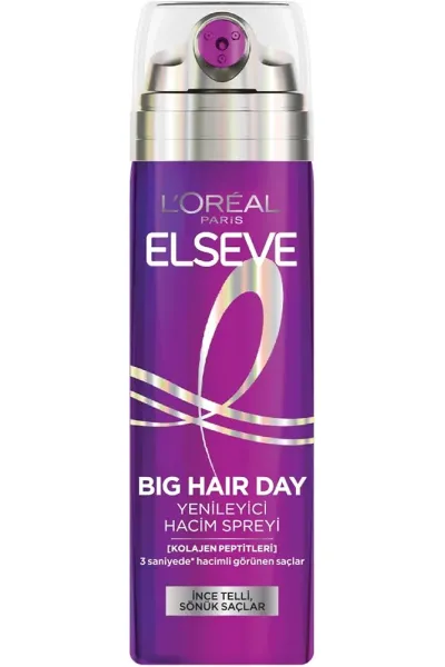 خرید اسپری لیفت‌کننده مو با کلاژن برای حجم‌دهی و حالت‌ لورال پاریس L'Oreal Paris