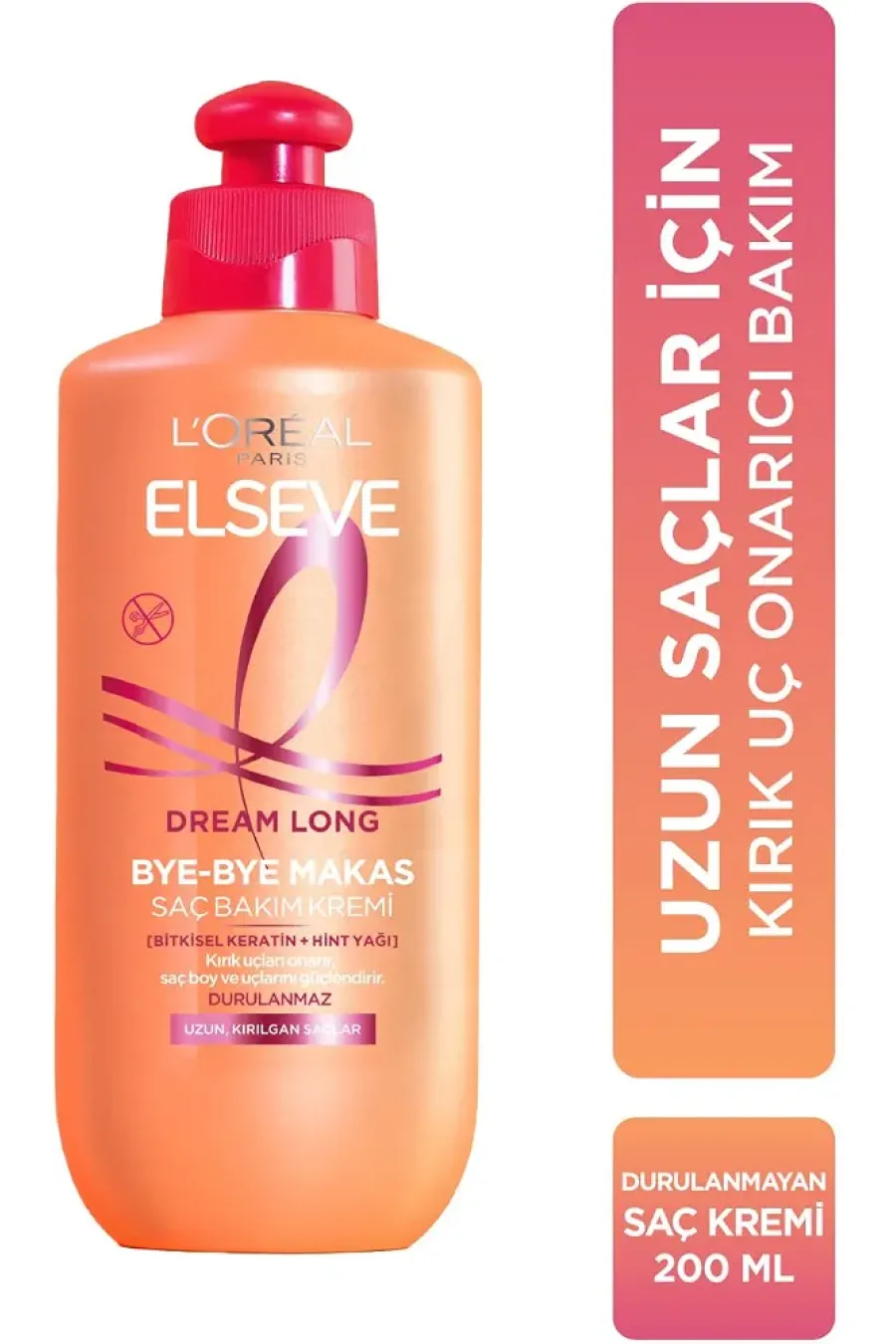 ویژگیهای کرم موی ضد موخوره Dream Long Bye Bye Scissors برای موهای بلند لورال پاریس L'Oreal Paris ویژگیهای کرم موی ضد موخوره Dream Long Bye Bye Scissors برای موهای بلند لورال پاریس L'Oreal Paris