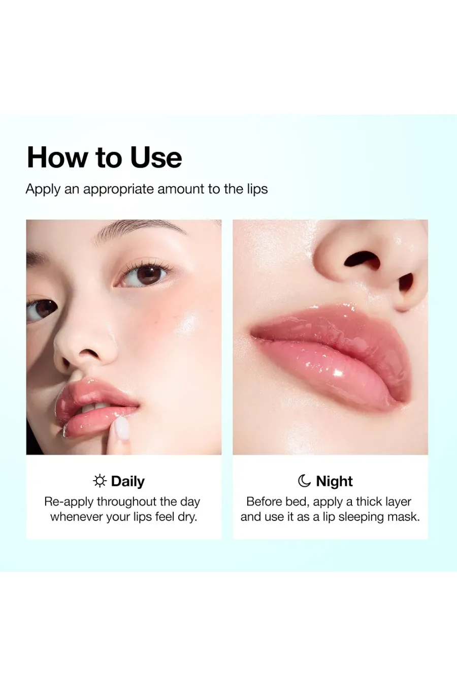 روش استفاده از سرم لب PDRN برای آبرسانی و کمک به نرمی و شادابی لب آنوا Anua روش استفاده از سرم لب PDRN برای آبرسانی و کمک به نرمی و شادابی لب آنوا Anua